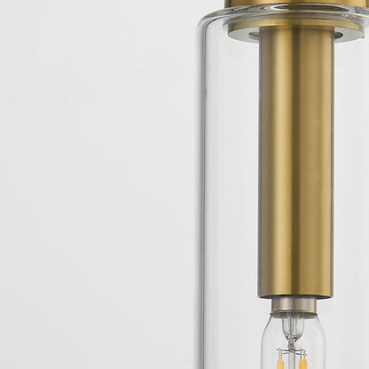 Mitzi by Hudson Valley Lighting Nyah Small Pendant in Aged Brass, detail view 2
