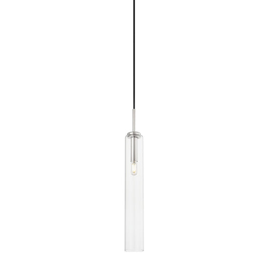 Mitzi by Hudson Valley Lighting Nyah Small Pendant in Polished Nickel