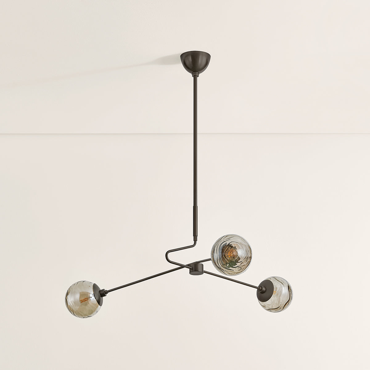 Mitzi by Hudson Valley Lighting Nyla Chandelier in True Bronze, detail view 2