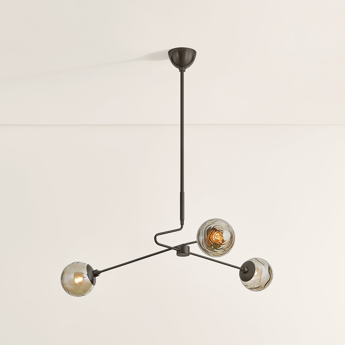 Mitzi by Hudson Valley Lighting Nyla Chandelier in True Bronze, detail view 4