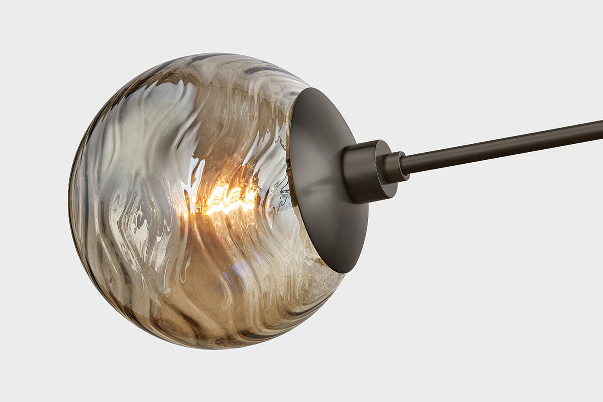 Mitzi by Hudson Valley Lighting Nyla Chandelier in True Bronze, detail view 6