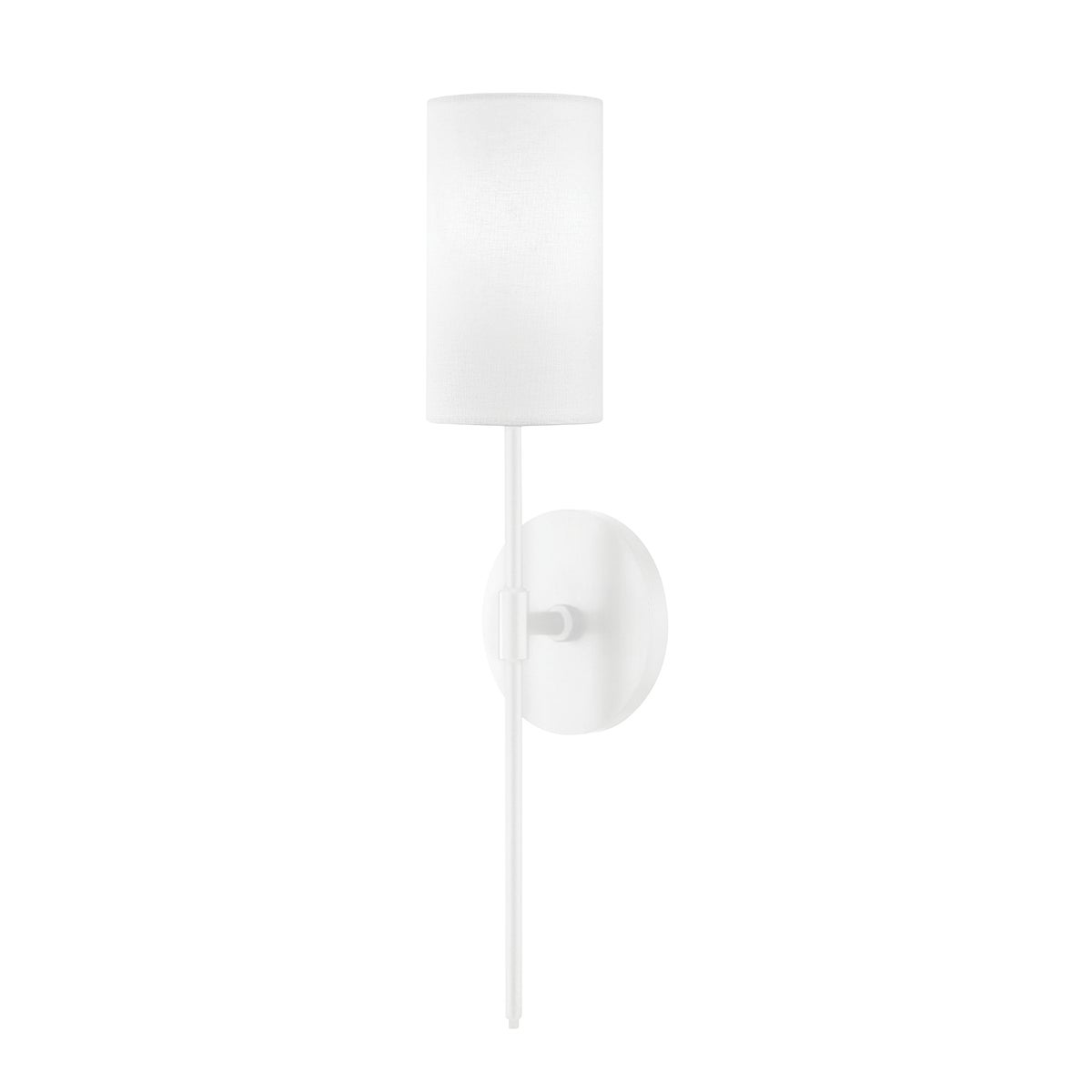 Mitzi by Hudson Valley Lighting Olivia Linen Shade Wall Sconce in Soft White