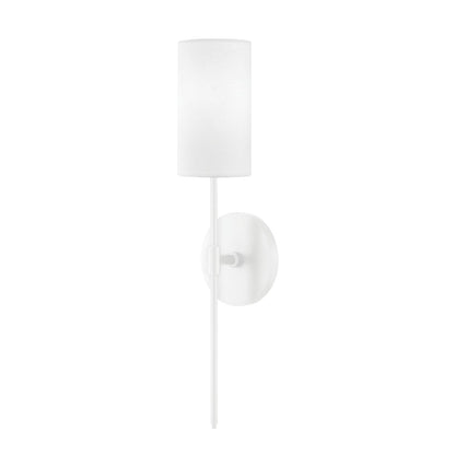 Mitzi by Hudson Valley Lighting Olivia Linen Shade Wall Sconce in Soft White