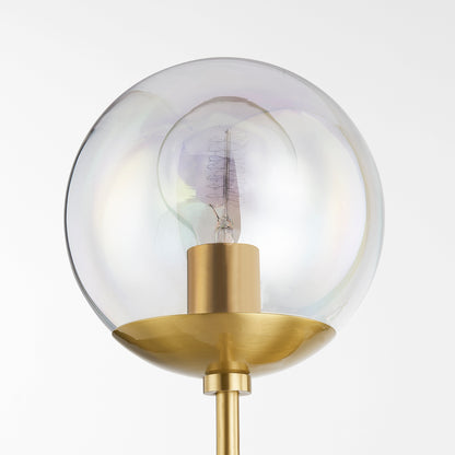 Mitzi by Hudson Valley Lighting Ophelia Wall Sconce in Aged Brass, detail view 1
