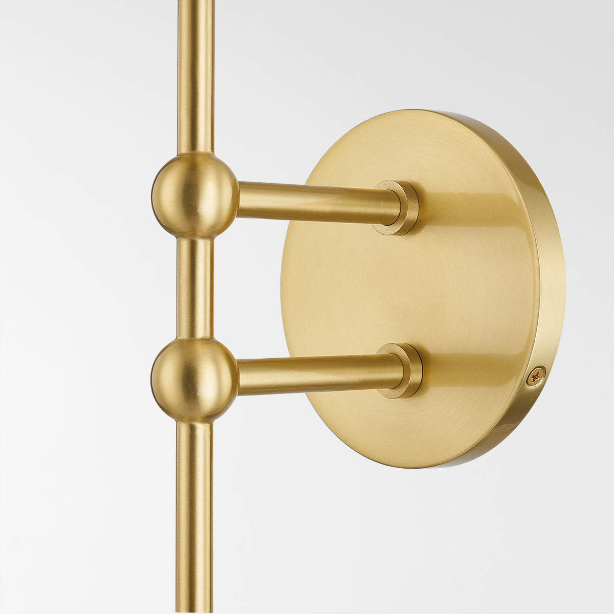 Mitzi by Hudson Valley Lighting Ophelia Wall Sconce in Aged Brass, detail view 2