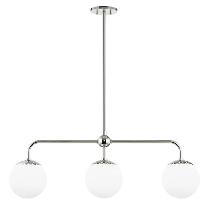 Mitzi by Hudson Valley Lighting Paige Linear Pendant in Polished Nickel