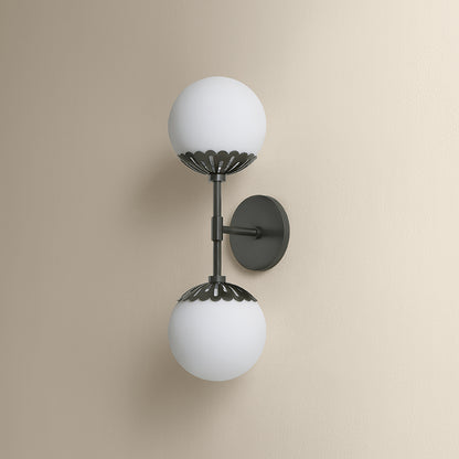 Mitzi by Hudson Valley Lighting Paige Wall Sconce in Old Bronze, detail view 2
