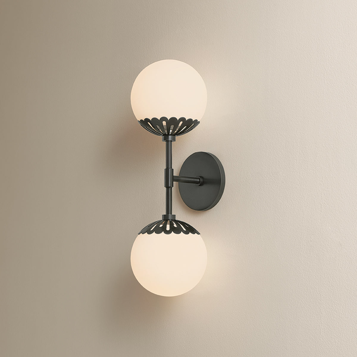Mitzi by Hudson Valley Lighting Paige Wall Sconce in Old Bronze, detail view 4