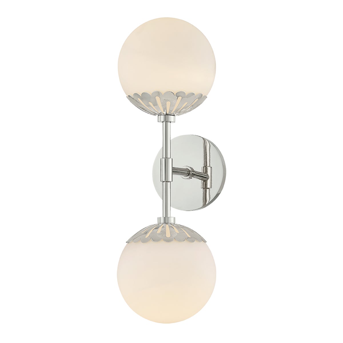 Mitzi by Hudson Valley Lighting Paige Wall Sconce in Polished Nickel