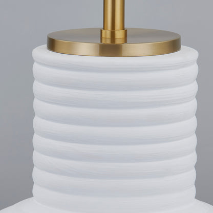 Mitzi by Hudson Valley Lighting Paloma Pendant in Aged Brass, detail view 1