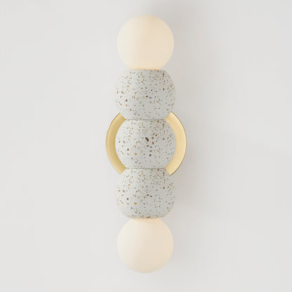 Mitzi by Hudson Valley Lighting Paola Wall Sconce in Aged Brass, detail view 1
