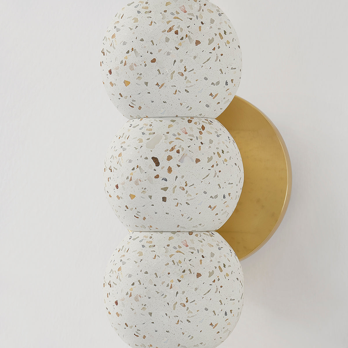 Mitzi by Hudson Valley Lighting Paola Wall Sconce in Aged Brass, detail view 2