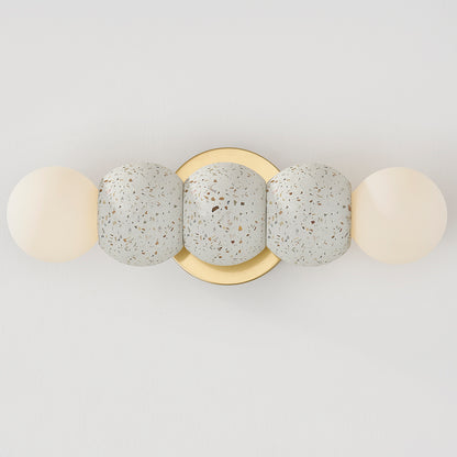 Mitzi by Hudson Valley Lighting Paola Wall Sconce in Aged Brass, detail view 3