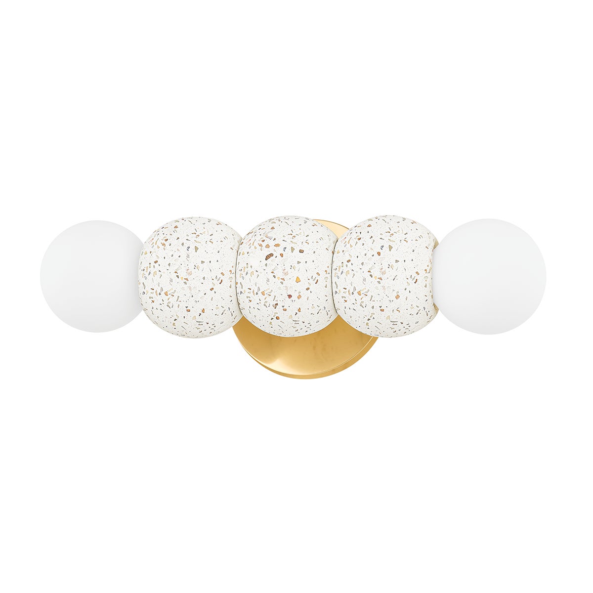 Mitzi by Hudson Valley Lighting Paola Wall Sconce in Aged Brass