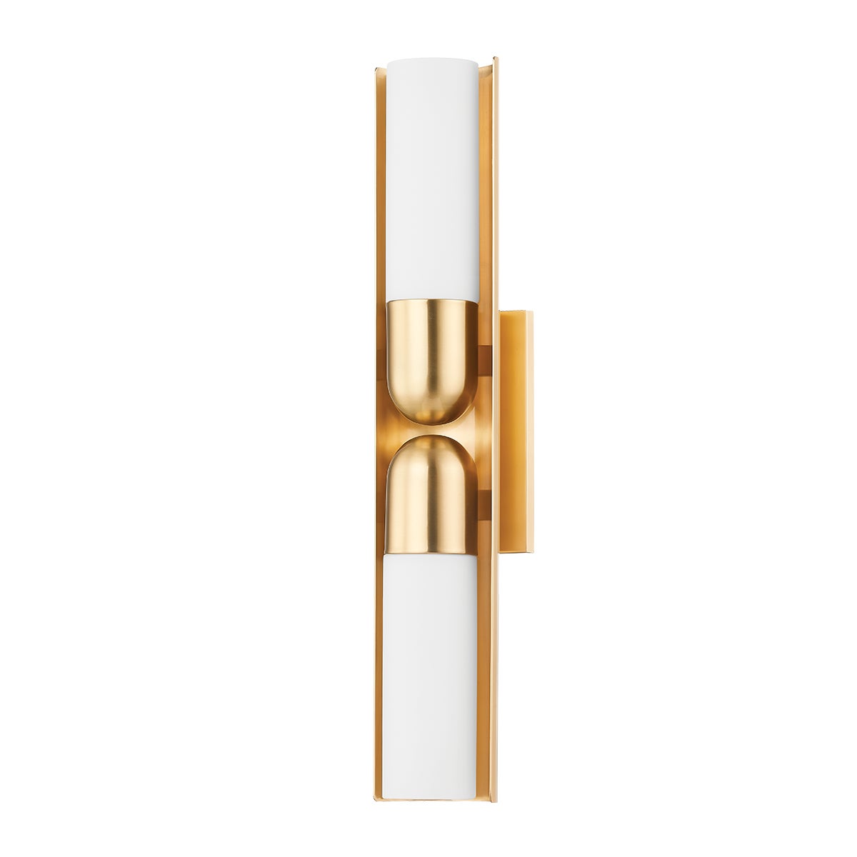 Mitzi by Hudson Valley Lighting Paolo Wall Sconce in Aged Brass