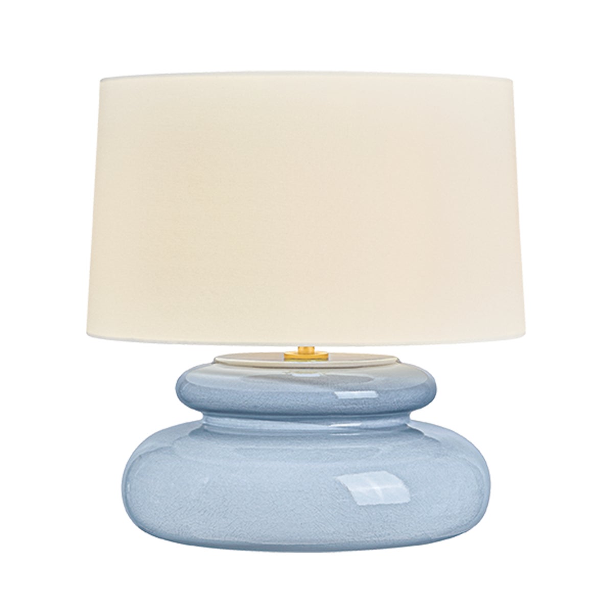 Mitzi by Hudson Valley Lighting Pia Table Lamp in Aged Brass / Ceramic Chateau Crackle