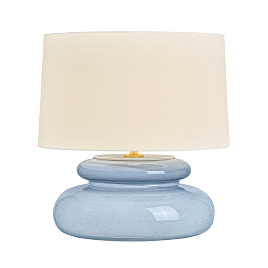 Mitzi by Hudson Valley Lighting Pia Table Lamp in Aged Brass / Ceramic Chateau Crackle