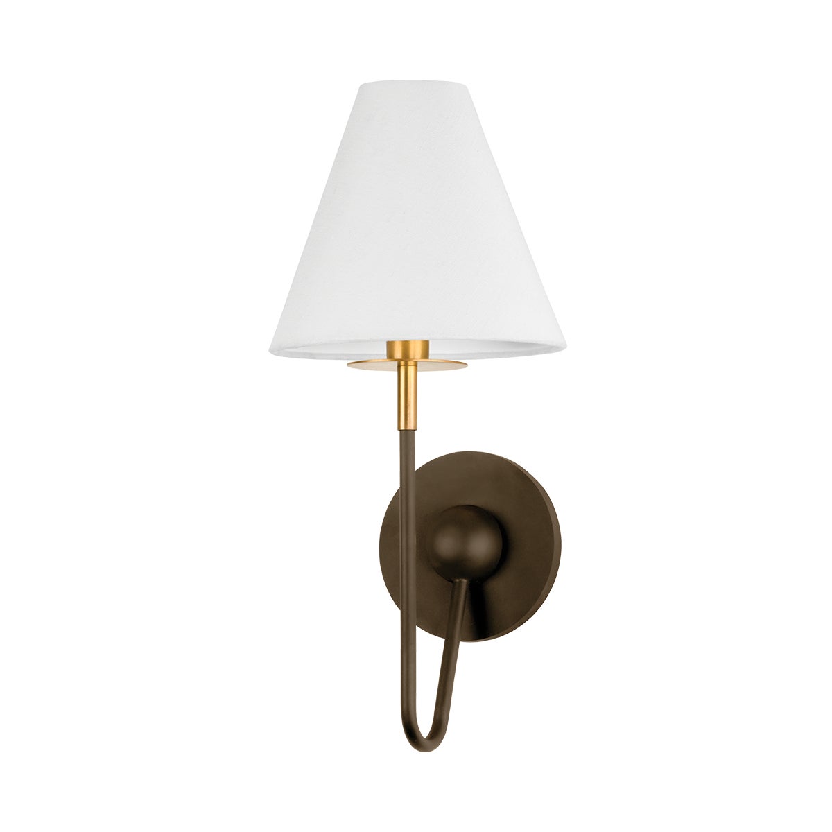 Mitzi by Hudson Valley Lighting Polly Wall Sconce in Aged Brass / Bronze