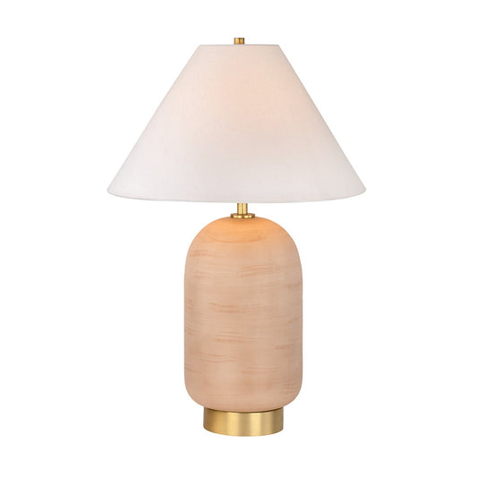 Mitzi by Hudson Valley Lighting Raven Table Lamp in Aged Brass