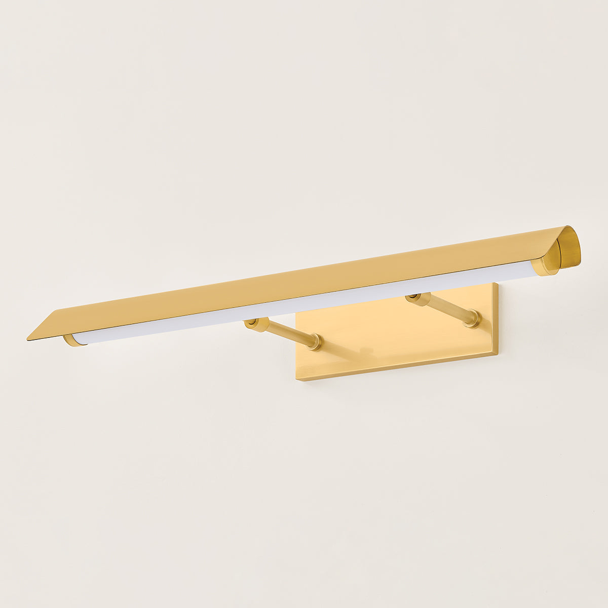 Mitzi by Hudson Valley Lighting Regan 2-Light Picture Light in Aged Brass, detail view 2