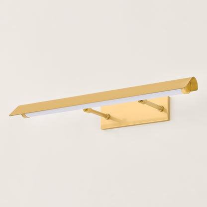 Mitzi by Hudson Valley Lighting Regan 2-Light Picture Light in Aged Brass, detail view 2