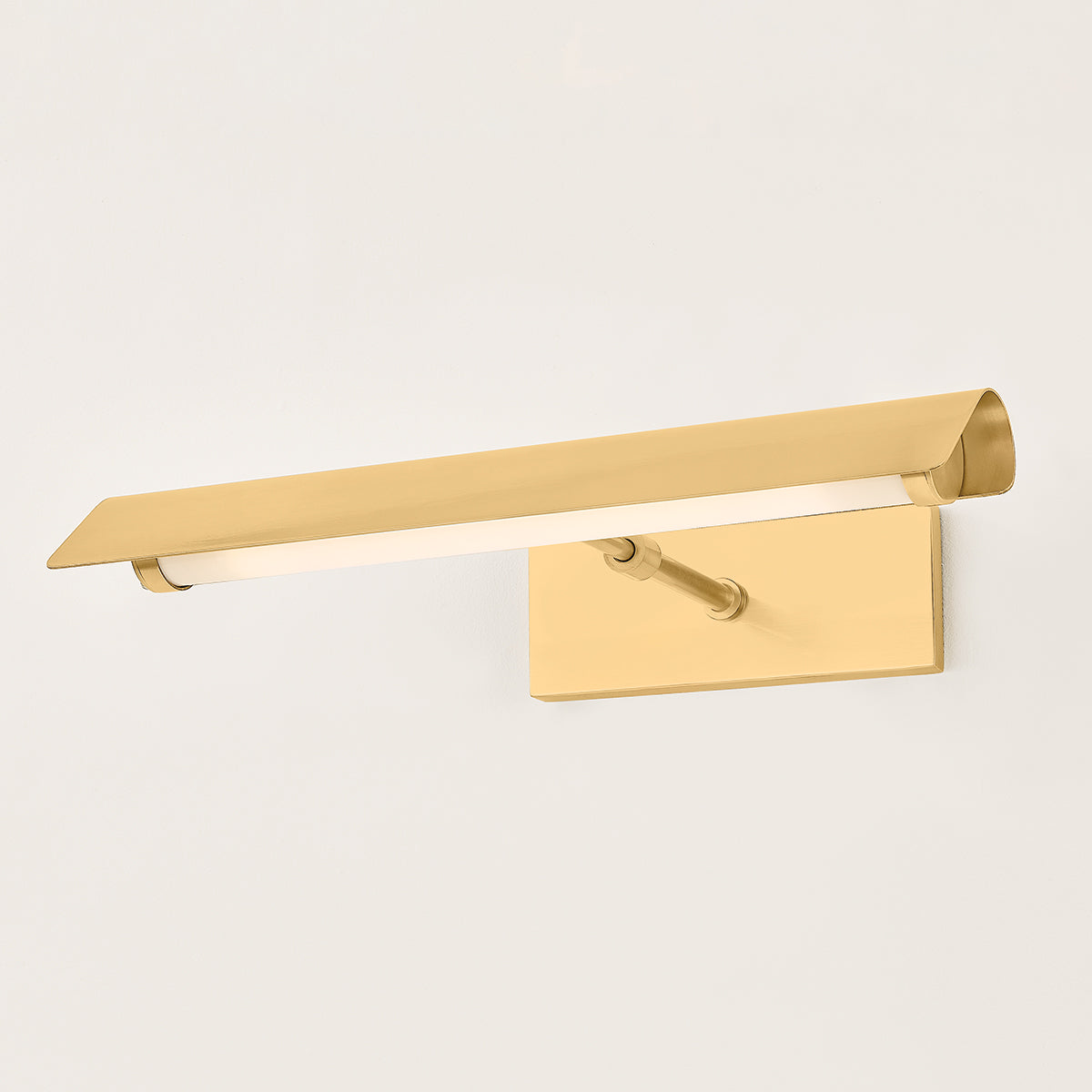 Mitzi by Hudson Valley Lighting Regan 1-Light Picture Light in Aged Brass, detail view 4
