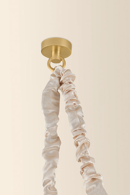 Mitzi by Hudson Valley Lighting Remi Chandelier in Aged Brass, detail view 3