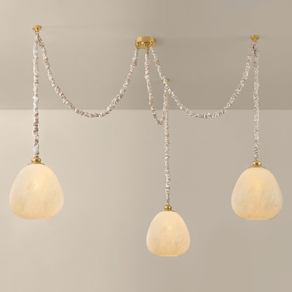 Mitzi by Hudson Valley Lighting Remi Chandelier in Aged Brass, detail view 4
