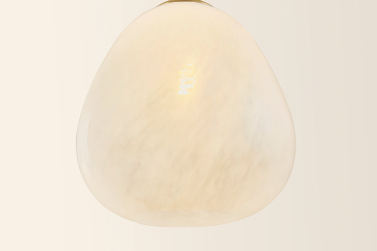 Mitzi by Hudson Valley Lighting Remi Chandelier in Aged Brass, detail view 6