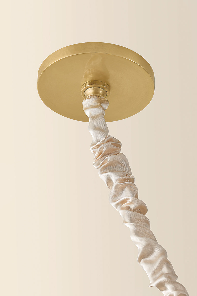 Mitzi by Hudson Valley Lighting Remi Pendant in Aged Brass, detail view 1