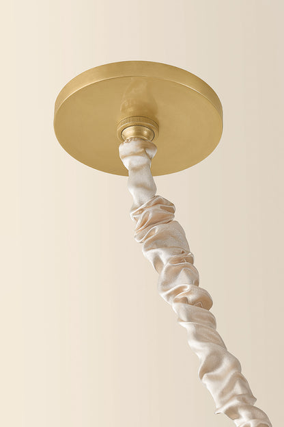 Mitzi by Hudson Valley Lighting Remi Pendant in Aged Brass, detail view 1