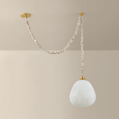 Mitzi by Hudson Valley Lighting Remi Pendant in Aged Brass, detail view 2