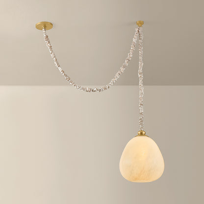 Mitzi by Hudson Valley Lighting Remi Pendant in Aged Brass, detail view 4