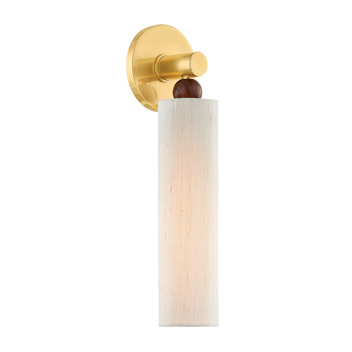 Mitzi by Hudson Valley Lighting Reyn 1-Light Wall Sconce in Aged Brass
