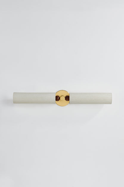 Mitzi by Hudson Valley Lighting Reyn 2-Light Wall Sconce in Aged Brass, detail view 1