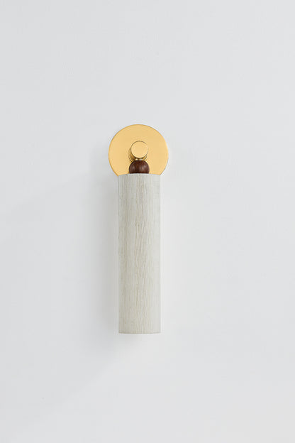 Mitzi by Hudson Valley Lighting Reyn 1-Light Wall Sconce in Aged Brass, detail view 2