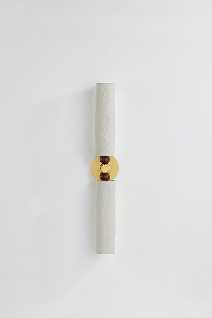 Mitzi by Hudson Valley Lighting Reyn 2-Light Wall Sconce in Aged Brass, detail view 2