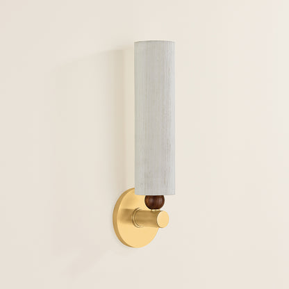 Mitzi by Hudson Valley Lighting Reyn 1-Light Wall Sconce in Aged Brass, detail view 3