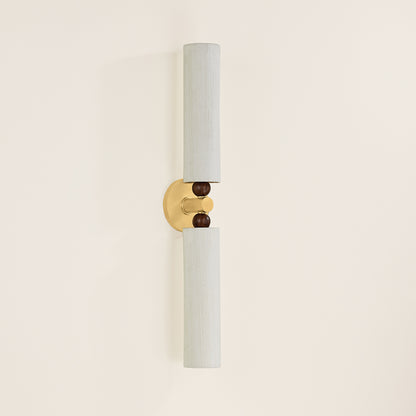 Mitzi by Hudson Valley Lighting Reyn 2-Light Wall Sconce in Aged Brass, detail view 4