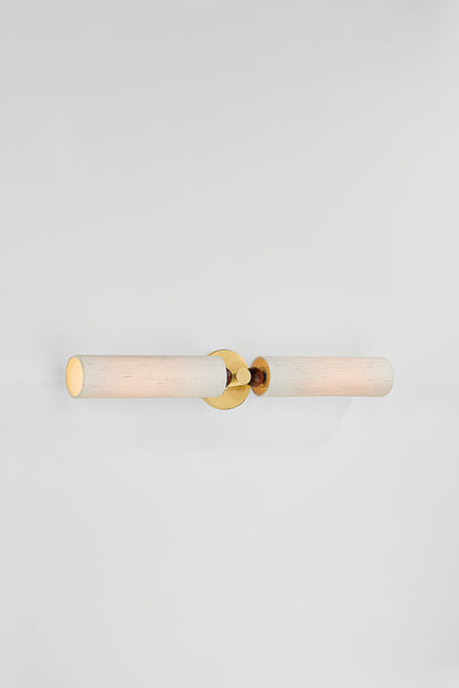Mitzi by Hudson Valley Lighting Reyn 2-Light Wall Sconce in Aged Brass, detail view 5