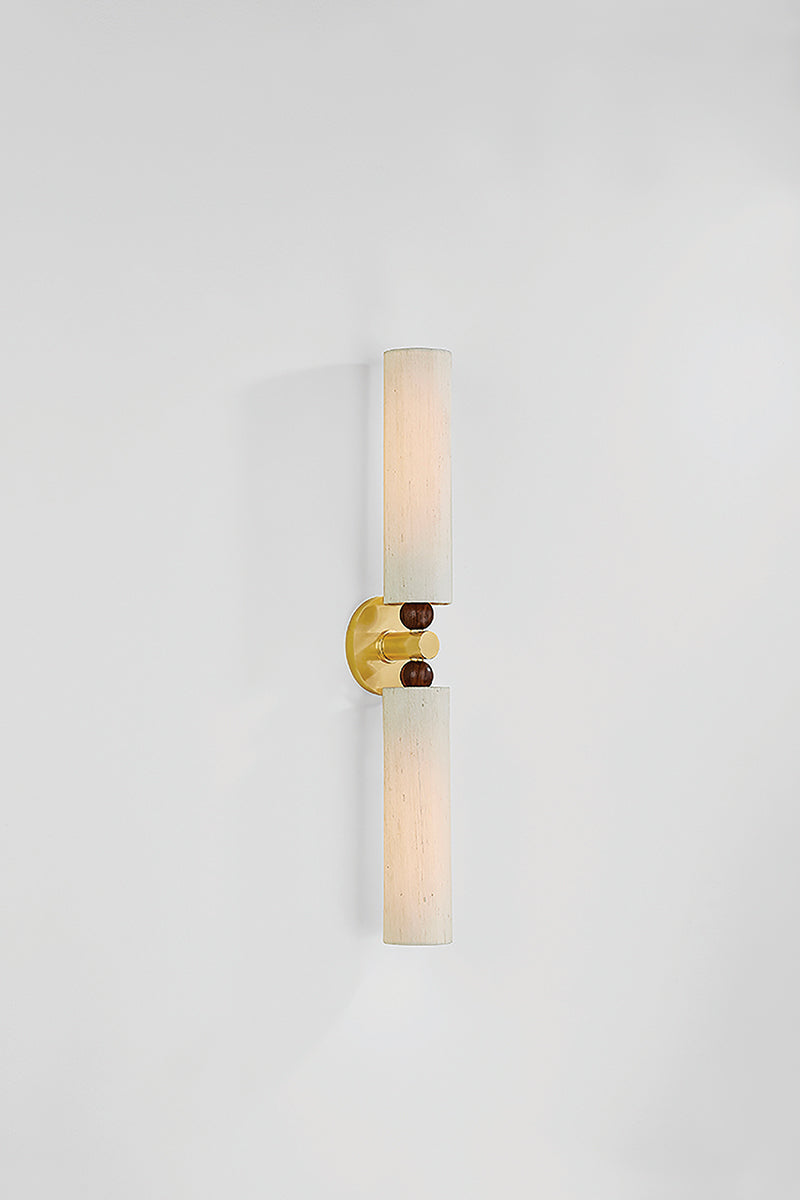 Mitzi by Hudson Valley Lighting Reyn 2-Light Wall Sconce in Aged Brass, detail view 6