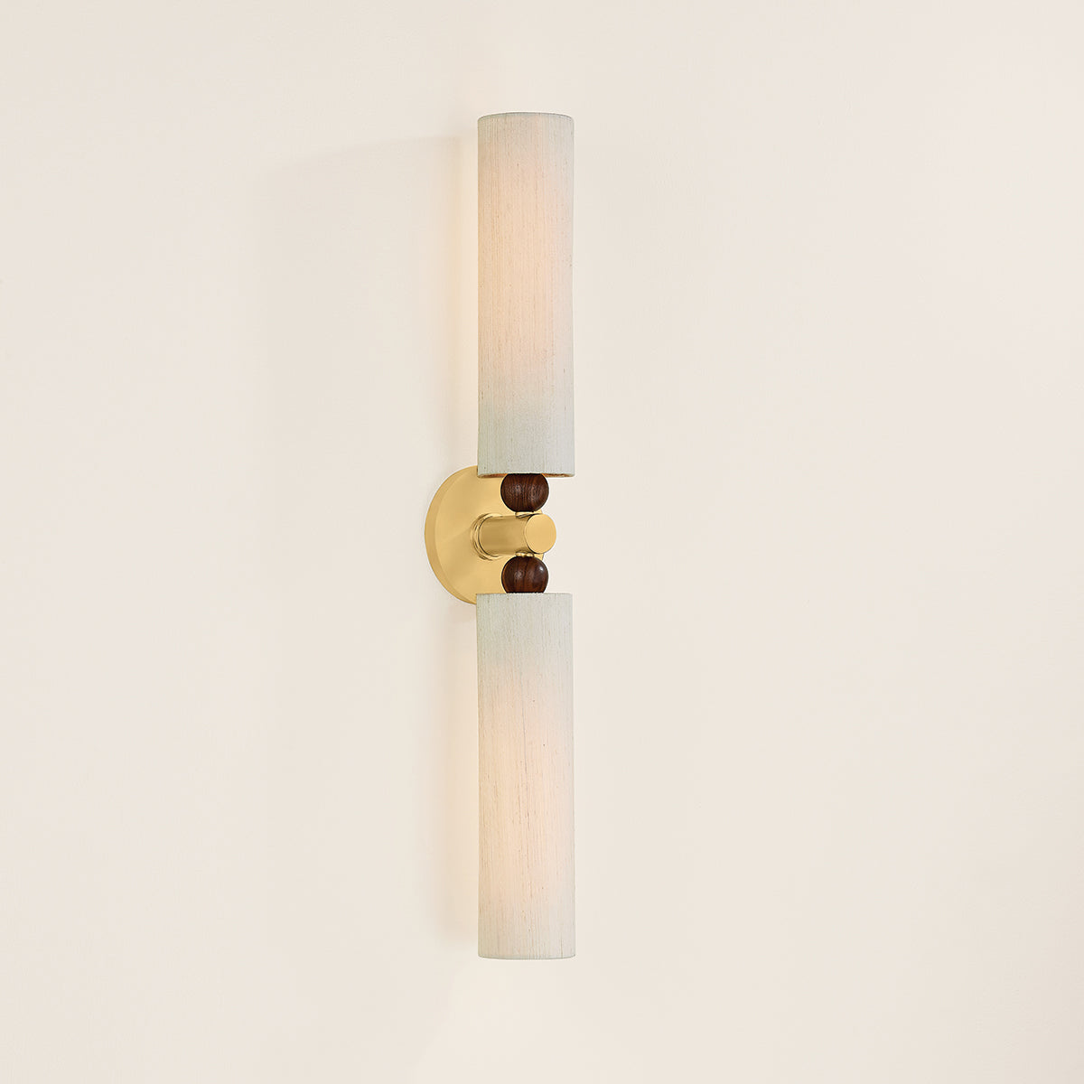 Mitzi by Hudson Valley Lighting Reyn 2-Light Wall Sconce in Aged Brass, detail view 8