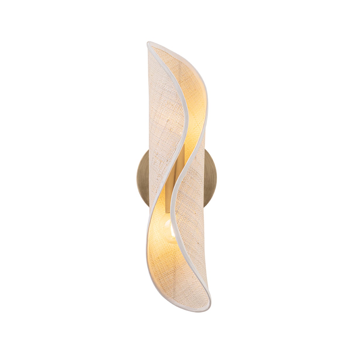 Mitzi by Hudson Valley Lighting Rhoda Wall Sconce in Aged Brass