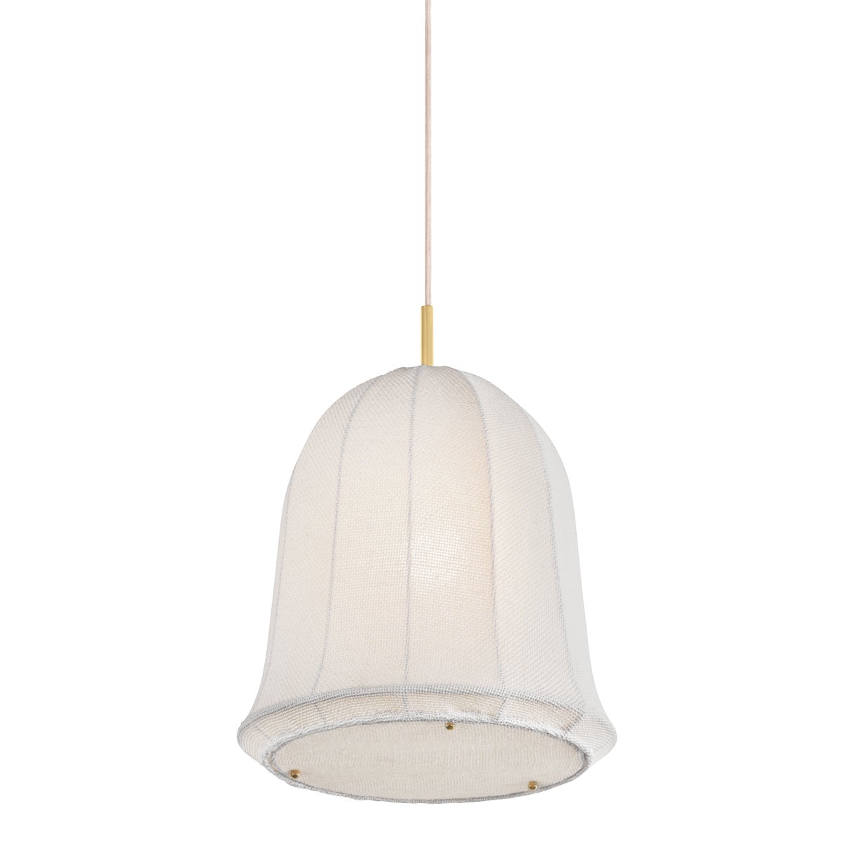 Mitzi by Hudson Valley Lighting Risa Pendant in Aged Brass