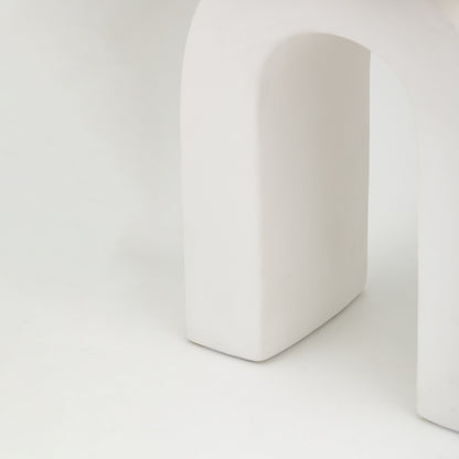 Mitzi by Hudson Valley Lighting Roshani Table Lamp in Aged Brass / Ceramic Raw Matte White, detail view 4