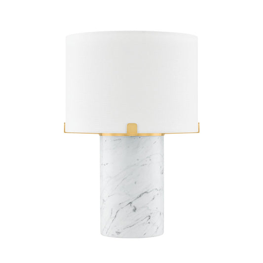 Mitzi by Hudson Valley Lighting Rumi Table Lamp in Aged Brass