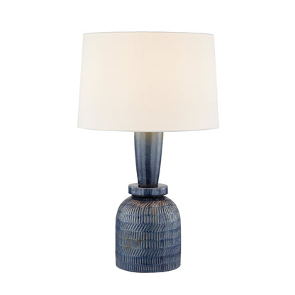 Mitzi by Hudson Valley Lighting Russo Table Lamp in Aged Brass / Ceramic Washed Cobalt