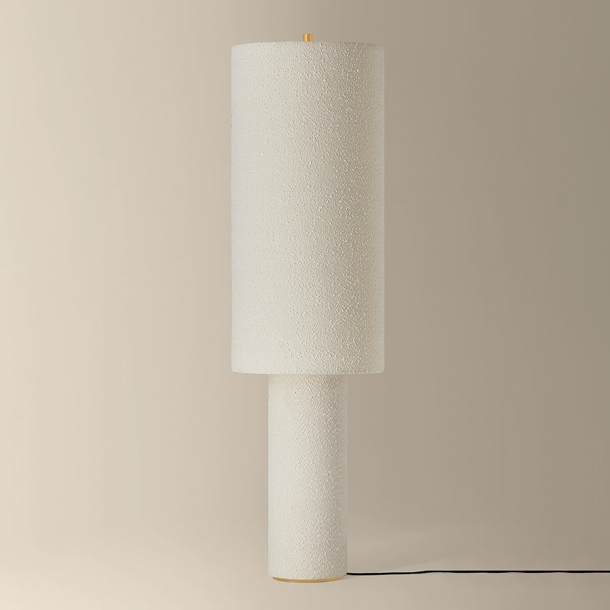 Mitzi by Hudson Valley Lighting Sam Floor Lamp in Aged Brass, detail view 2
