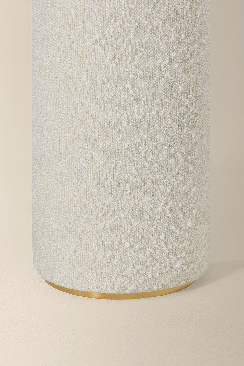 Mitzi by Hudson Valley Lighting Sam Floor Lamp in Aged Brass, detail view 3