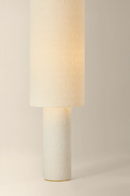 Mitzi by Hudson Valley Lighting Sam Floor Lamp in Aged Brass, detail view 5